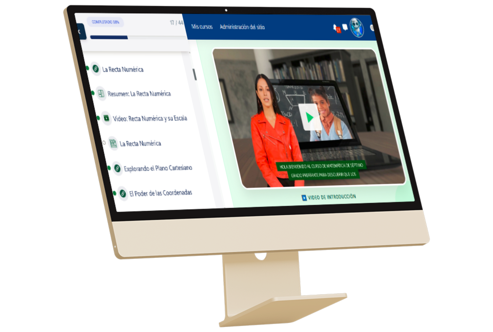 Captura Plataforma Moodle
